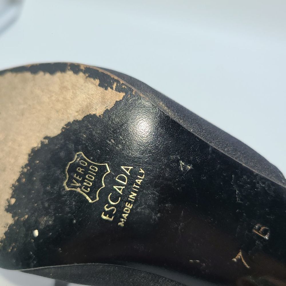 Escada Black and Gold Women's Shoes - Picture 11 of 15